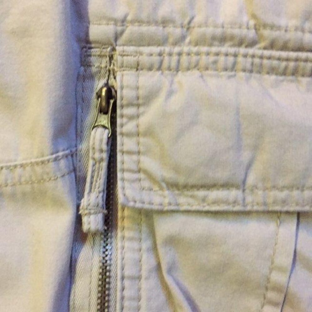 Chaps Cargo Shorts Mens 40 Used Hudson Beige - Picture 5 of 9